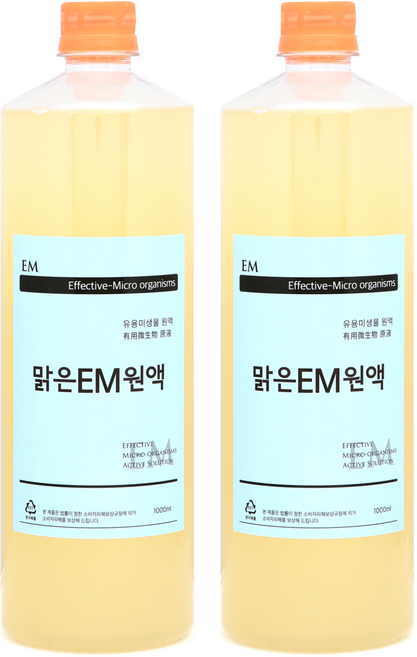 이엠그린 맑은EM원액, 1L, 2개