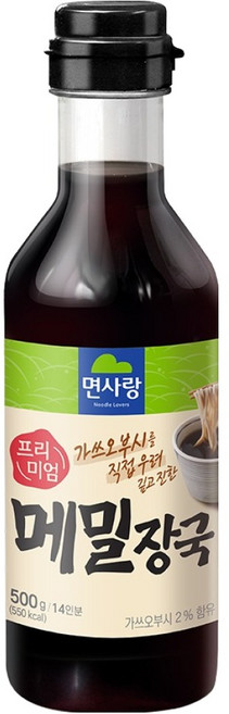 면사랑 프리미엄 메밀장국, 500g, 1개