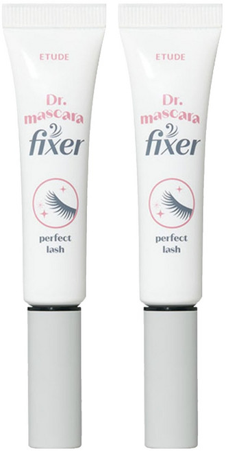 ETUDE 眼采飛揚防水定妝睫毛膏 6ml, 透明, 2支