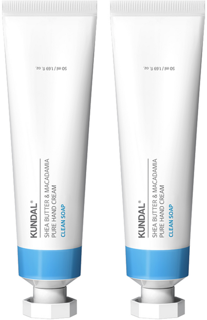 쿤달 퓨어핸드크림 클린 솝, 50ml, 2개