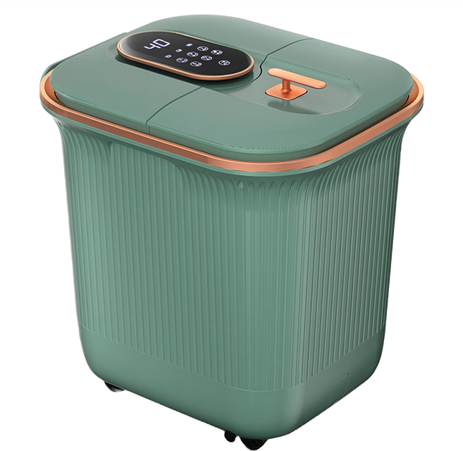 Smart Bearing 智慧魔力 自動滾輪足浴機 送十八味足浴包, SB-A9, 綠色, 1個