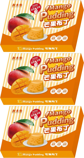 新東陽 芒果布丁, 660g, 3盒