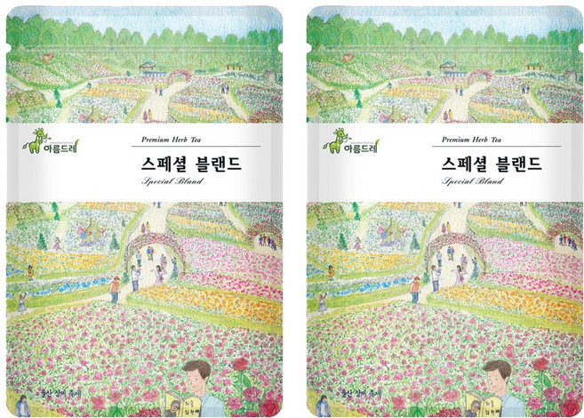 아름드레 프리미엄 삼각티백 스페셜 블랜드 허브차, 1.1g, 25개입, 2개