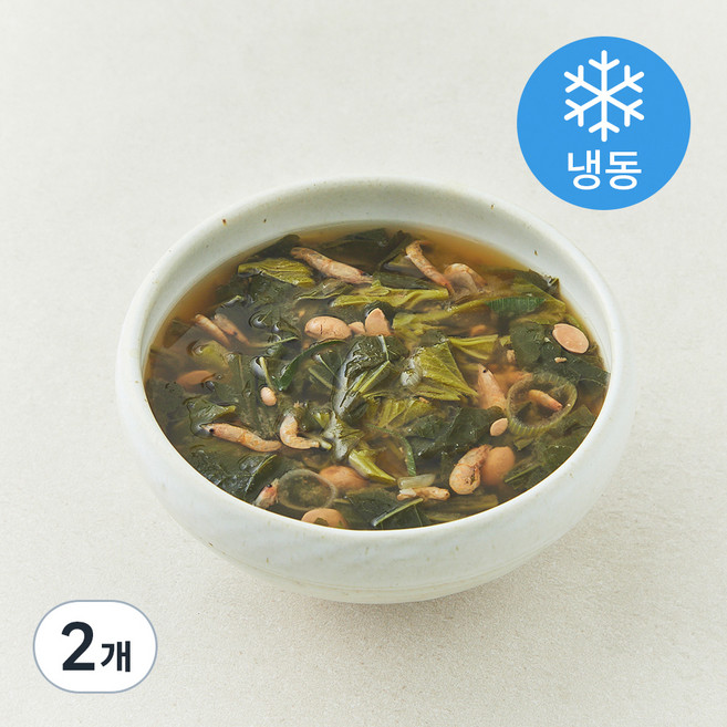 집반찬연구소 보리새우 아욱국 (냉동), 650g, 2개