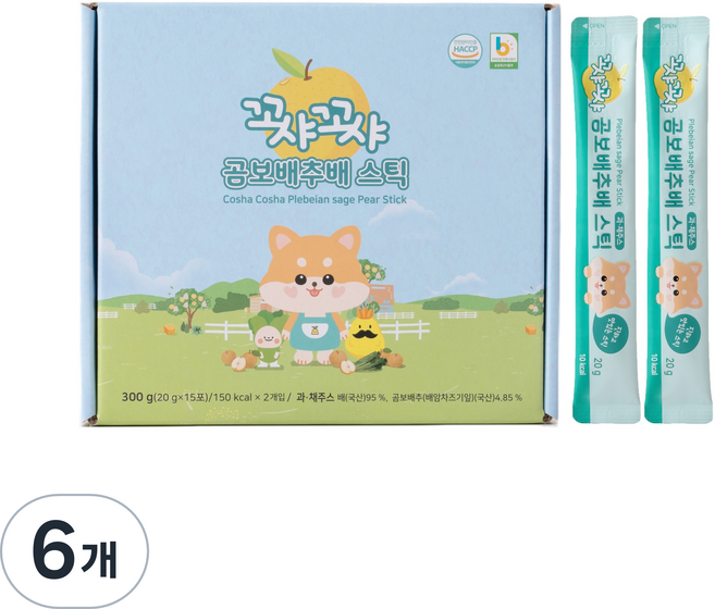 꼬샤꼬샤 곰보배추배 스틱, 20g, 90개