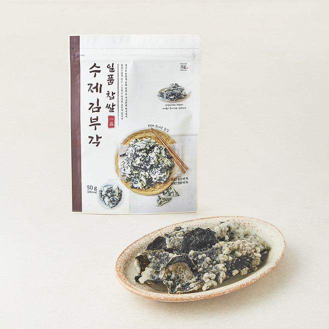 주일 일품 찹쌀 수제 김부각, 50g, 1봉