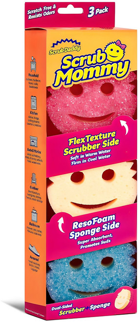 스크럽대디 마미 수세미 랜덤발송, 3개입, 1개