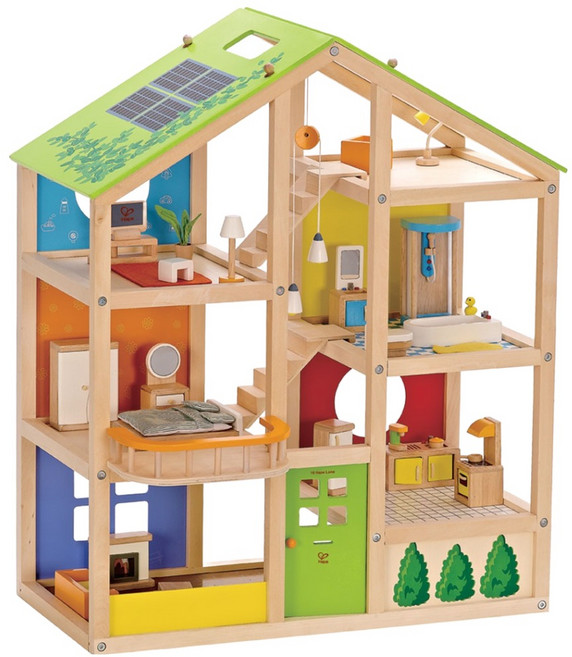 하페 알록달록 색깔 인형집 풀세트, 혼합 색상, 1개