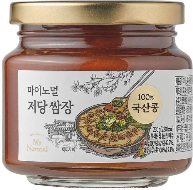 마이노멀 저당 쌈장, 230g, 1개
