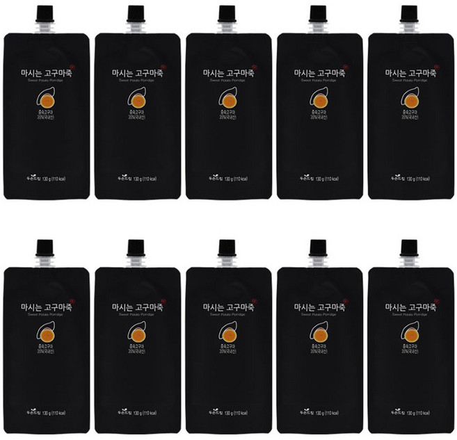 두손드림 마시는 고구마죽, 130g, 10개