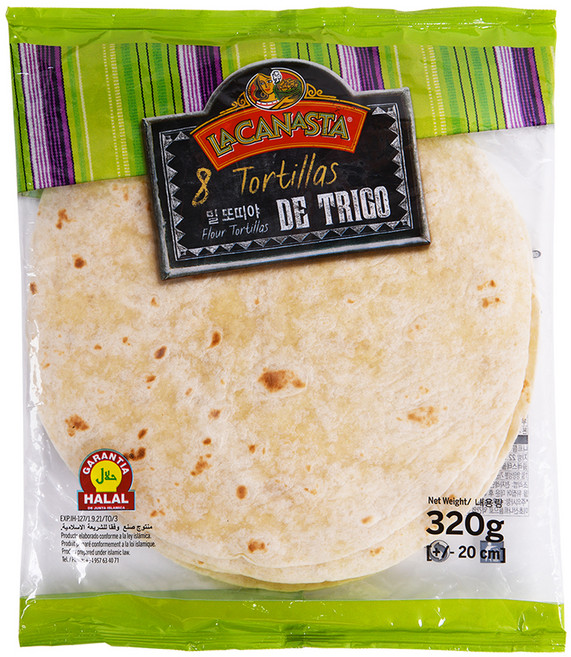 라카나스타 밀 또띠야 20cm, 320g, 1개