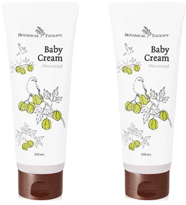 보타니컬테라피 베이비 크림 무향, 200ml, 2개 - 쿠팡