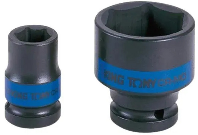 KING TONY 金統立 1/2"DR. 公制六角氣動標準套筒 KT453511M, 1組
