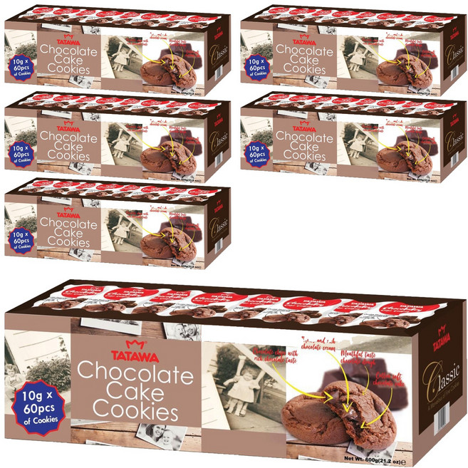 타타와 초콜릿 쿠키 60p, 600g, 6개