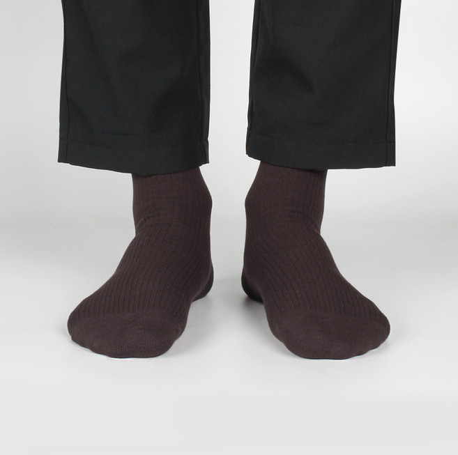 코지라벨 남성용 올타임 컴포트 골지 장목양말 2켤레