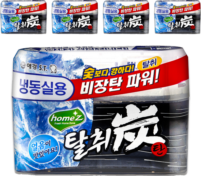 홈즈 탈취탄 본품 냉동실용, 70g, 5개