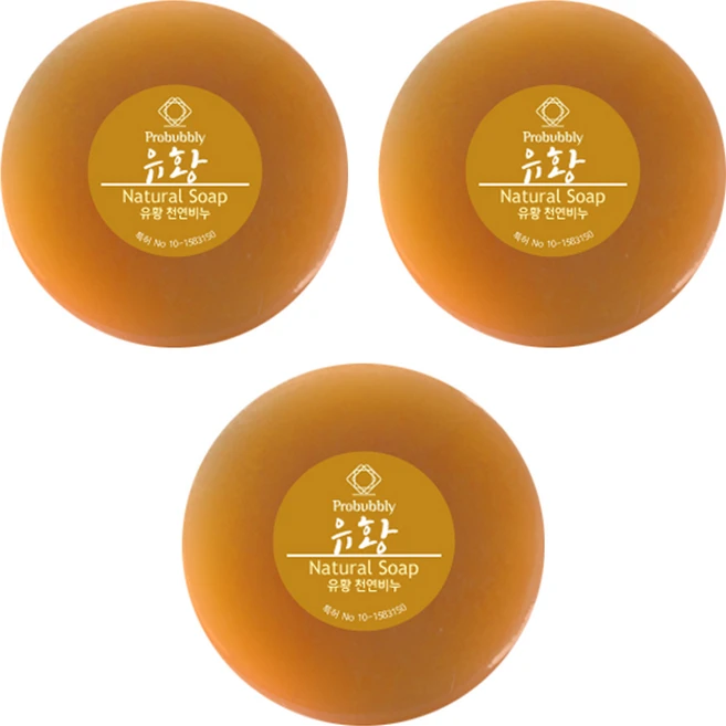 프로버블리 유황 중성 클렌징 비누, 110g, 3개 - 쿠팡