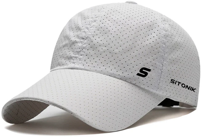 시토닉 남녀공용 스포츠 매쉬 캡모자, 화이트, 1개 - 쿠팡
