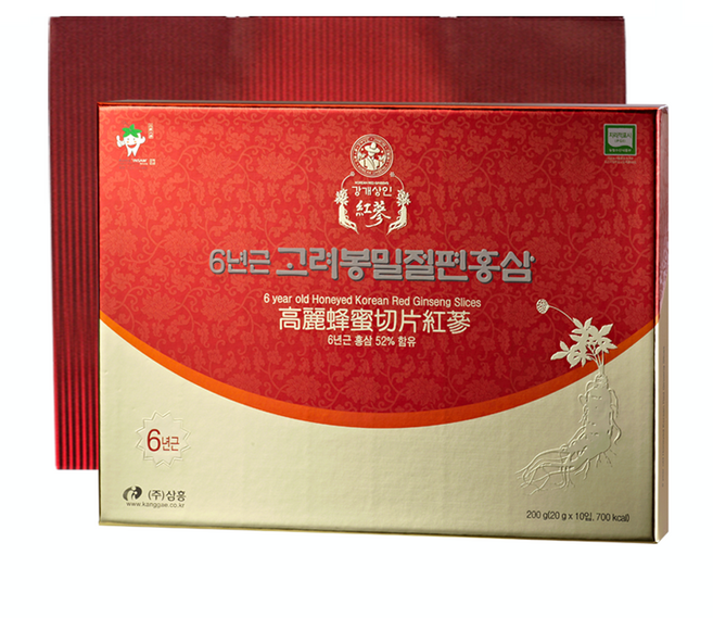 강개상인 6년근 고려 봉밀절편홍삼, 200g, 1개