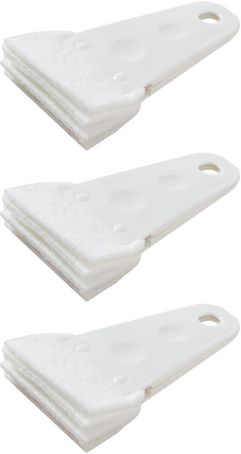 모나코올리브 선풍기망 4겹 청소브러쉬, 화이트, 3개