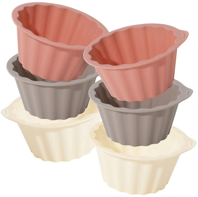 아띠래빗 쏙쏙 실리콘 머핀틀 6개, 1세트 - 쿠팡