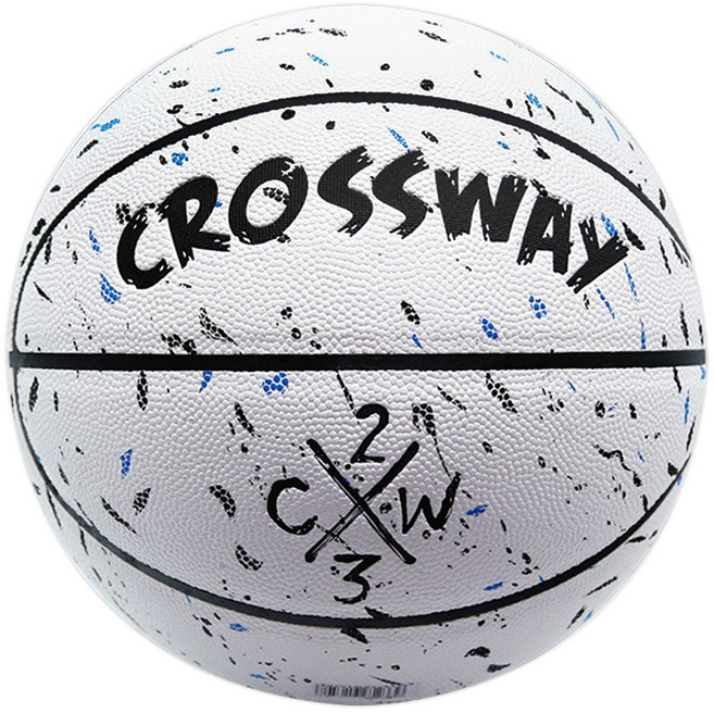 CROSSWAY 克洛斯威 標準籃球 白藍色, CRBA705, 1個