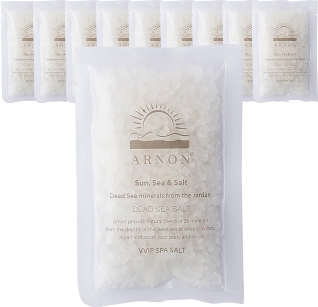 아르논 사해소금 입욕제 내추럴, 80g, 10개 - 쿠팡
