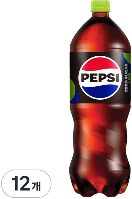 펩시 제로슈거 라임향, 1.8L, 12개