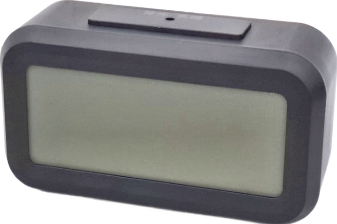 升級版聰明鐘 溫度計 黑色 簡約時尚