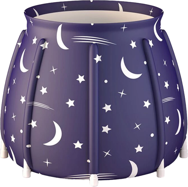 摺疊泡澡桶, 星空 紫色, 1個