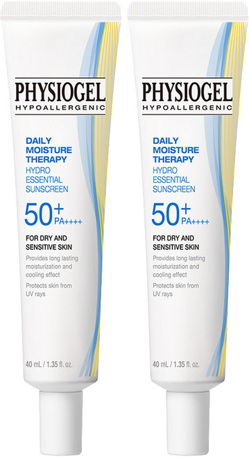 피지오겔 DMT 하이드로 에센셜 썬스크린 SPF50+ PA++++, 40ml, 2개