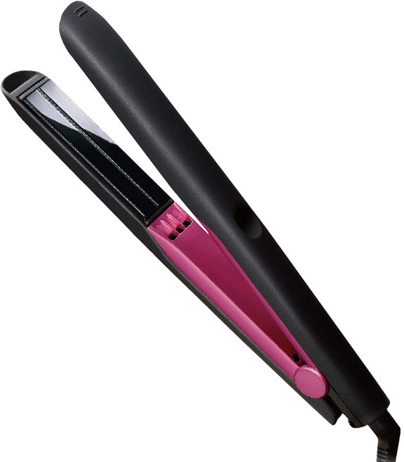 Panasonic 直髮捲燙器, 黑色 + 粉色, EH-HS0E