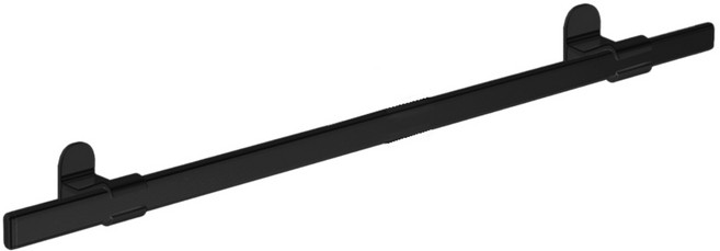 월드크린 무타공 솔리드 다용도 양측고정형 거치대, 블랙, 1개