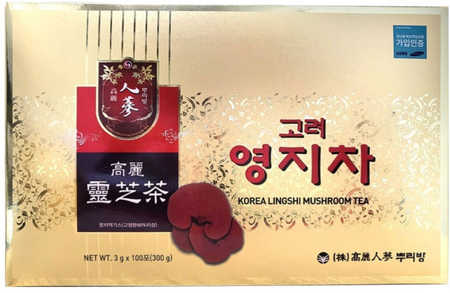 뿌리방 고려영지차, 3g, 100개입, 1개