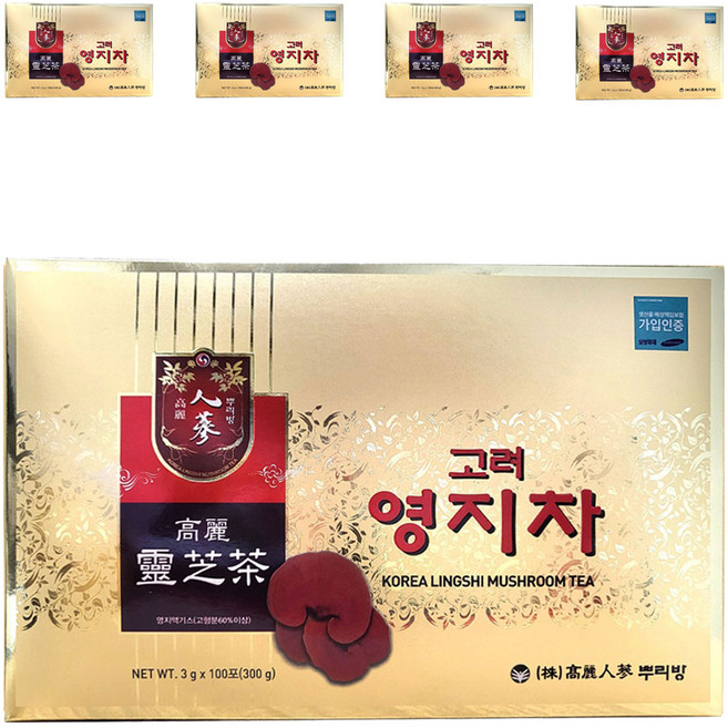 뿌리방 고려영지차, 100개입, 5개