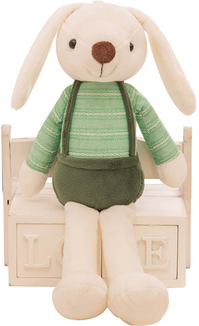 네이처타임즈 귀여운 토끼 인형, 50cm, 그린, 1개