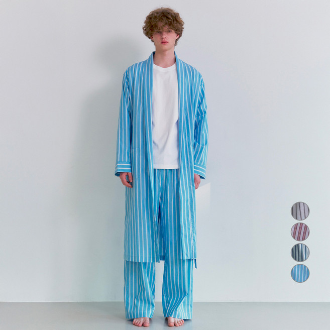 티에스에이치 남녀공용 테이크 코튼 통기성 로브