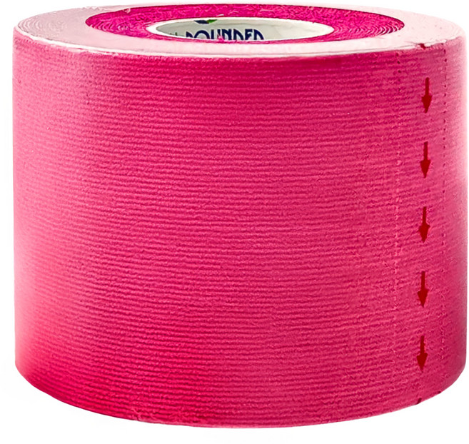 ALL-ROUNDED 全展 醫療用黏性膠帶及黏性繃帶未滅菌 全能貼 運動肌貼 粉紅, 1入, 1盒