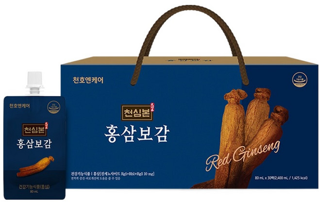 천심본 홍삼보감, 1박스, 2.4L