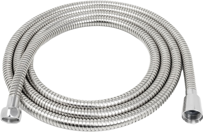 제일바스 메탈 샤워호스, 2.5m, 실버
