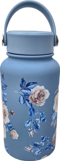 高質感手提式水壺 D款 410g, 霧霾藍, 650ml, 1個
