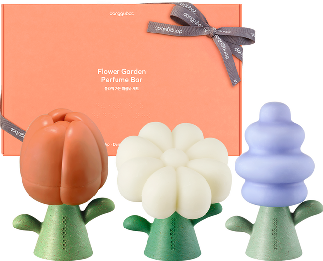 동구밭 플라워 가든 퍼퓸바 튤립 + 데이지 + 히아신스 세트, 270ml, 3개입