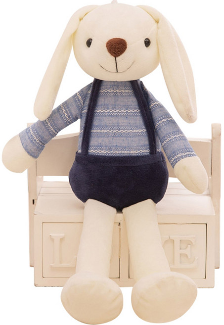 네이처타임즈 귀여운 토끼 인형, 50cm, 네이비, 1개