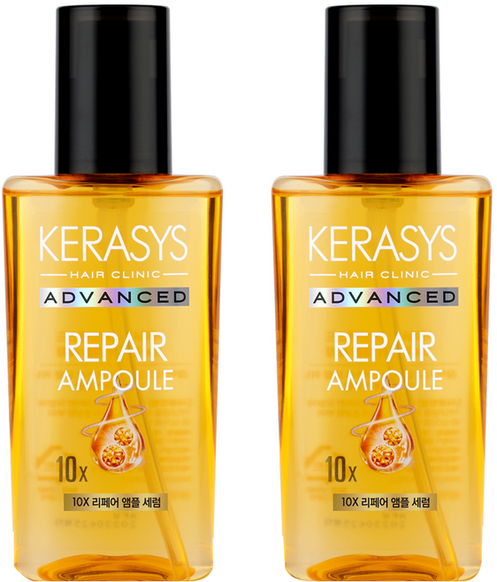 KERASYS 金緻安瓶10倍修護精華髮油, 80ml, 2瓶