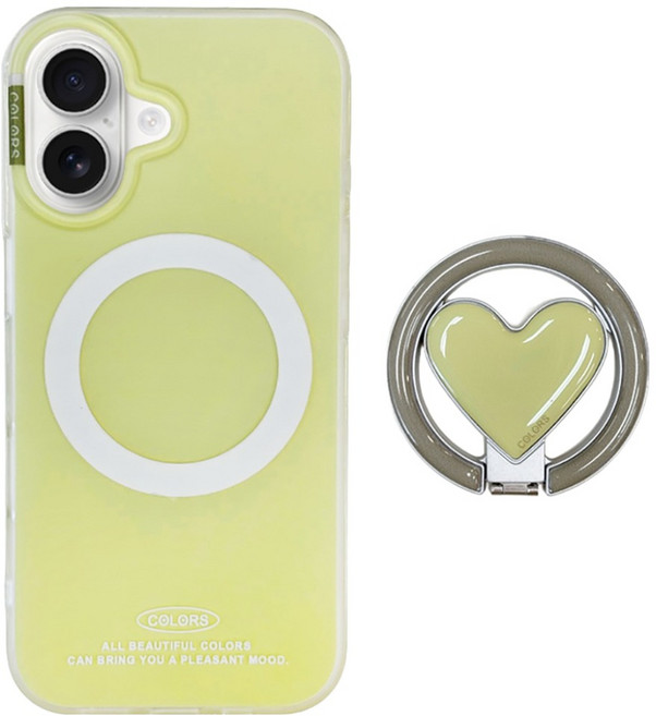 무디너리 맥세이프 하트 컬러 휴대폰 케이스