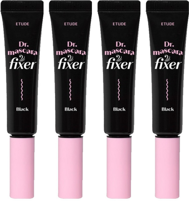 에뛰드 NEW 닥터 마스카라 픽서 6g, 02 블랙, 4개