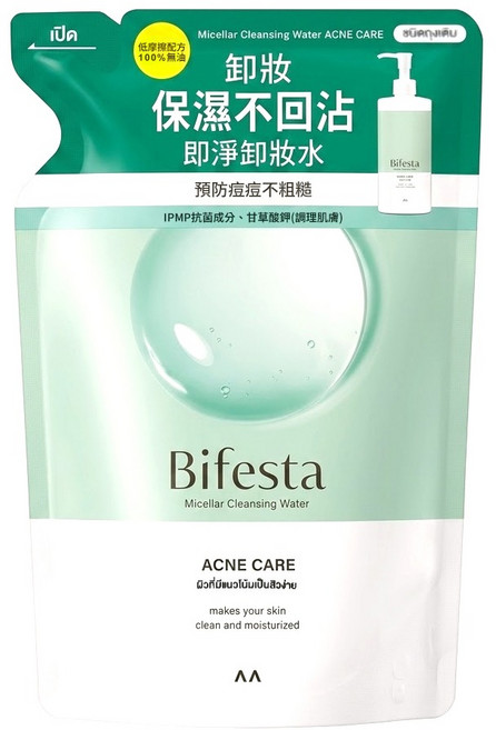 Bifesta 碧菲絲特 抗痘即淨卸妝水 補充包, 360ml, 1包