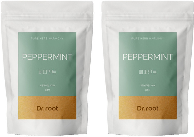 닥터루트 페퍼민트 삼각티백, 1.2g, 25개입, 2개