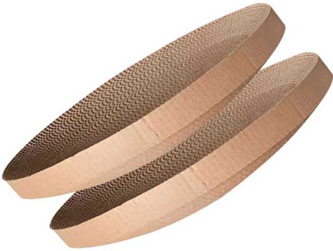 딩동펫 고양이 스페이스 라운드 스크래쳐 리필형, 2개