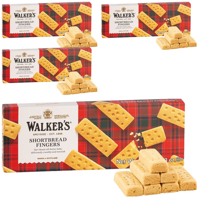 워커스쇼트브레드 오리지날 버터쿠키, 150g, 4개